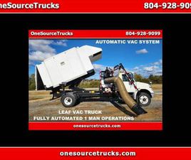 INTERNATIONAL TRUCKS DURASTAR 2014 INTERNATIONAL 4400 ODB LEAF VAC VACCUM CHIPPER DUMP TRUCK 38K MIL