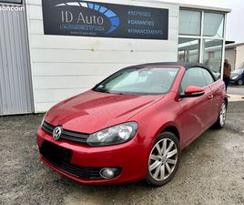 VOLKSWAGEN GOLF CABRIOLET VOLKSWAGEN GOLF VI CARAT GARANTIE 12 MOIS