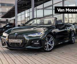 BMW SERIE 4 420 BMW 4-SERIE CABRIO 420I HIGH EXECUTIVE | M-SPORTPAKKET | 19 INCH | SAN REMO GRUN | NEKVERWARMING | STUURVERWARMING | STOELVERWARMING | BMW LASERLIGHT | HARMAN K