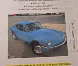 RARE FIND NINETEEN SEVENTY THREE TRIUMPH G T SIX M K THREE