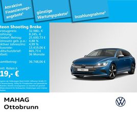 ARTEON SHOOTING BRAKE ELEGANCE 2.0 TDI AHK IQ.LIGHT IQ.DRIVE PARKASSIST REARVIEW H&K EKLAPPE APP DSG