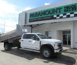 2024 FORD F-550 CREW CAB 4X4 DIESEL ELO QUIP ALUMINUM DUMP BOX