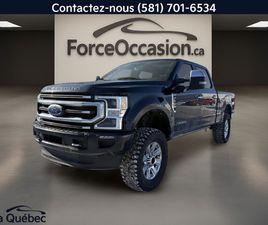 FORD SUPER DUTY F-250 SRW 2022 PLATINUM 4X4 *V8 6.7L TURBO DIESEL *CREWCAB *BOX 6'75