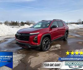 2026 CHEVROLET EQUINOX RS - CERTIFIED - POWER LIFTGATE - $265 B/