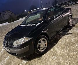 RENAULT MEGANE CC FAJNE RENAULT MEGANE CABRIO Z TWARDYM DACHEM 2.0 BENZ. Z LPG BOGATA ! WEJHEROWO • OLX.PL