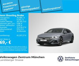 ARTEON SHOOTING BRAKE R-LINE 2.0 TSI LEDER AHK IQ.LIGHT DRIVE NAVI PARKASSIST AREAVIEW H&K EKLAPPE A