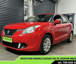 SUZUKI BALENO * SALON PL * STAN PERFEKT * BEZWYPADKOWY * TYLKO 140TYŚKM * SERWIS * CHECHŁO