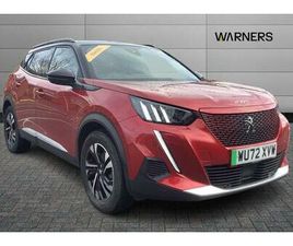 PEUGEOT 2008 E-2008 50KWH GT AUTO 5DR (7KW CHARGER)