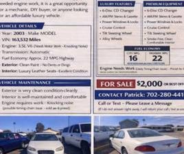 2003 CHRYSLER CONCORDE LXI