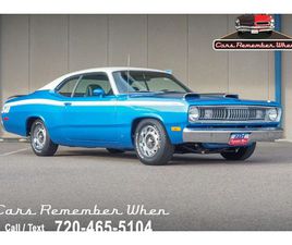 PLYMOUTH DUSTER 1972 PLYMOUTH DUSTER CAR
