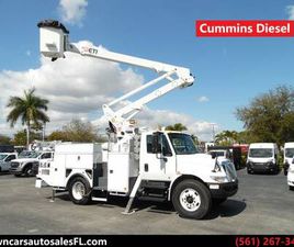 INTERNATIONAL TRUCKS DURASTAR INTERNATIONAL 4300 CUMMINS BUCKET TRUCK SERVICE BOOM BUCKET TRUCK