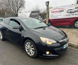 2013 VAUXHALL ASTRA GTC 1.7 CDTI 16V ECOFLEX SRI 3DR [114 G/KM] [SS] HATCHBACK DIESEL MANUAL