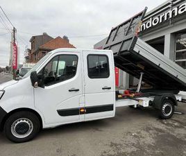 RENAULT MASTER DOUBLE CABINE BENNE BASCULANTE ** 23.000 KM **