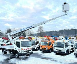 NISSAN CABSTAR PODNOŚNIK KOSZOWY 20M CTE 201 PRO H ZWYŻKA UDT WUMAG CMC GS… WIDEŁKI - SPRZEDAJEMY.PL