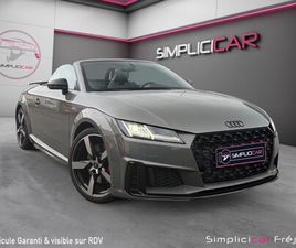AUDI TT ROADSTER S LINE COMPÉTITION PLUS SIÈGES ALCANTARA SURPIQURES BLEUES VOLANT MÉPLAT CARPLAY