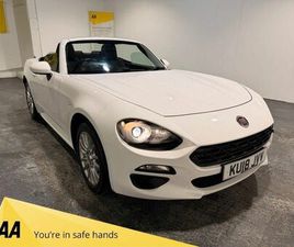 FIAT 124 1.4 MULTIAIR CLASSICA CONVERTIBLE 2DR PETROL EURO 6 (140 PS) AIR CONDITIONING-BLUETOOTH-CRUISE CONTROL & SPEED LIMITER-