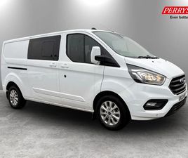 FORD TRANSIT CUSTOM 2.0 ECOBLUE 130PS LOW ROOF D/CAB LIMITED VAN