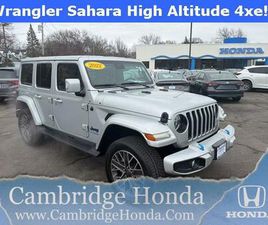 USED 2022 JEEP WRANGLER UNLIMITED 4XE SAHARA HIGH ALTITUDE