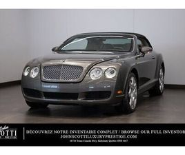 BENTLEY CONTINENTAL GTC 2008 BENTLEY CONTINENTAL GTC CONVERTIBLE