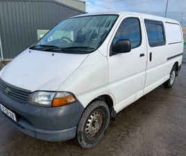 UNRESERVED 2007 TOYOTA HIACE CREW CAB VAN FOR AUCT