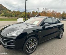 PORCHE CAYENNE COUPÉ E-HYBRID RECHARGEABLE PLATINIUM ÉDITION ÉTAT IMPECCABLE 22000 KMS CARNET ENTRETIEN CHEZ PORSCHE