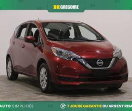 2019 NISSAN VERSA NOTE SV AUTO A/C GR ELECT MAGS CAM RECUL BLUETOOTH