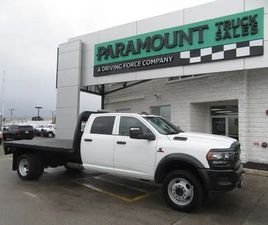 2024 RAM 5500 4X4 DIESEL CREW CAB 12 FT FLAT DECK / GOOSE NECK