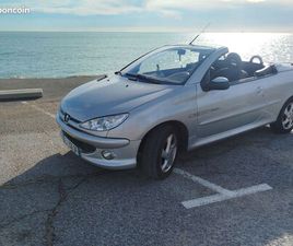 SUPERBE 206CC QUIKSILVER GRISE CABRIOLET