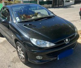 PEUGEOT 206 CC 2.0I 16S – 136 CH – CABRIOLET – BON ÉTAT GÉNÉRAL
