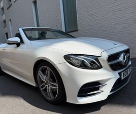 MERCEDES CLASSE E CABRIO E 220 2018 (18) E220D AMG LINE 2DR 9GTRONIC