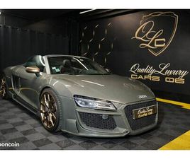 AUDI R8 V10 SPYDER - LIGNE AKRAPOVIC D’ORIGINE - TRÈS BELLE CONFIGURATION - SUIVI COMPLET - CT OK - ETAT IRRÉPROCHABLE