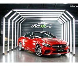 MERCEDES CLASSE C CABRIOLET C 220 MERCEDES CLASSE C CABRIOLET 220 D 194CH AMG LINE 9G-TRONIC ORIGINE FRANCE / COVERING ROUGE / C220D