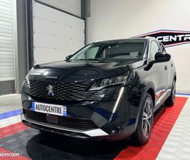 PEUGEOT 3008 1.5 HDI 130 CH EAT 8 ALLURE PACK DE 1 ERE MAIN EN BOITE AUTO / CARPLAY / CAMERA / COCKPIT / GARANTIE
