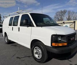 2016 GMC SAVANA 3500 CARGO VAN, LADDER RACK, BINS, 6.0L, 235K MILES