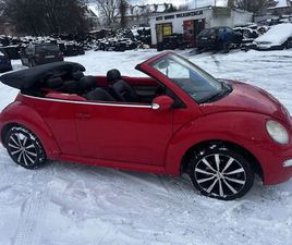 VOLKSWAGEN NEW BEETLE CABRIO 2.0 MPI KLIMATYZACJA MIĘDZYRZECZ • OLX.PL
