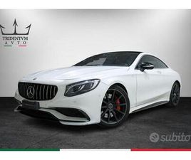 MERCEDES CLASSE S COUPE S63 MERCEDES CLASSE S 63 AMG S COUPE G 4MATIC AUTO