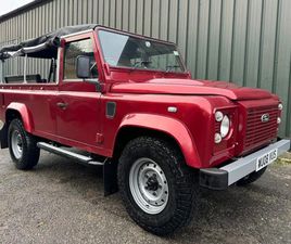 LAND ROVER DEFENDER 110 2.4 TDCI PICKUP 2DR DIESEL MANUAL 4WD MWB EURO 4 (122 BHP) SOFT TOP WITH NEW ENGINE PICK UP 2008, 215000 MILES, £19990 - 33157697 - EXCH