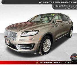 USED 2019 LINCOLN NAUTILUS STANDARD