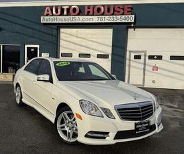 USED 2012 MERCEDES-BENZ E-CLASS 4MATIC