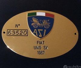 FIAT UNO 1.3 SX - ASI TARGA ORO - TARGA TO