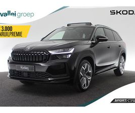 SKODA KODIAQ ŠKODA KODIAQ SPORTLINE BUSINESS 1.5 TSI PHEV 150 KW / 204 PK €3.000,- INRUILPREMIE! | TREKHAAK | PANORMADAK | LIGHT & VIEW PAKKET | 20 INCH RILA AERO VELGEN