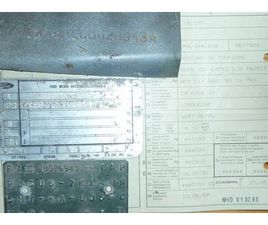 POUR FORD CAPRI 2,8 I UN PERMIS DE CIRCULATION