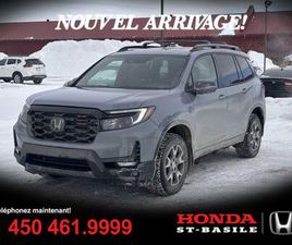 HONDA PASSPORT 2022 TRAILSPORT + CERTIFIE + AWD + GARANTIE + NAVI + TOIT + WOW