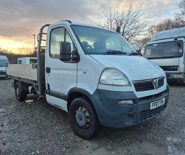 VAUXHALL MOVANO 2007 VAUXHALL MOVANO 3500 2.5CDTI 120PS CHASSIS CAB CHASSIS CAB DIESEL MANUAL