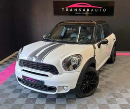 MINI COUNTRYMAN R60 COOPER SD ALL4 RED HOT CHILI - TOIT OUVRANT PANORAMIQUE - RADAR AR - INTERIEUR CUIR