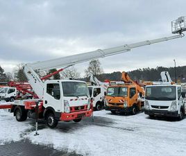 NISSAN CABSTAR PODNOŚNIK KOSZOWY 27M RUTHMANN TB 270.2 ZWYŻKA UDT WUMAG GSR P7 WIDELKI