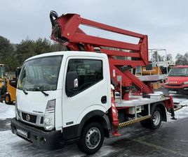 NISSAN CABSTAR PODNOŚNIK KOSZOWY MANOTTI GDX 20 E ZWYŻKA UDT WUMAG CMC GSR CTE 9M P7 WIDELKI