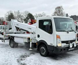 NISSAN CABSTAR ZWYŻKA PODNOŚNIK KOSZOWY VERSALIFT VTX-240 24 M (MULTITEL MX 250) P7 WIDELKI