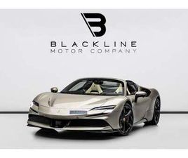 FERRARI SF90 SPIDER 2024 FERRARI SF90 SPIDER ASSETTO FIORANO, FERRARI WARRANTY AND SERVICE CONTRACT, LOW KMS, GCCTHE BES