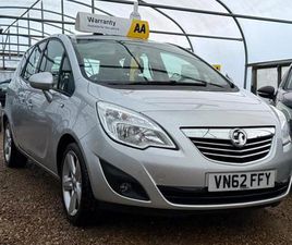 2012 VAUXHALL MERIVA 1.4 16V TECH LINE EURO 5 5DR MPV PETROL MANUAL